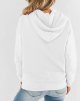 Women's Casual Hoodie Long Sleeve Solid Color Pullover Loose Band Pocket Sweatshirt