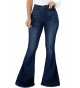 Women's Ripped High Waist Flare Classic Flare Jeans