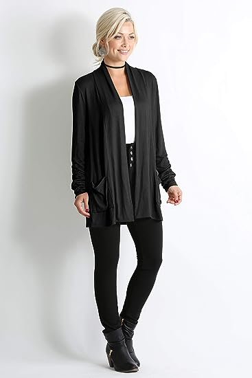 Long Sleeve Lightweight Cardigan Sweater for Women with Pockets
