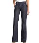 Women’s Jeans Solid Double Breasted Pocket Straight Leg Jeans